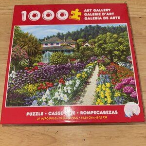 Sure Lox Monet Garden Giverny Puzzle 1000 Pcs Flower Gardens France New